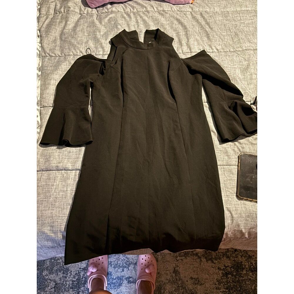 Nicole Miller cold shoulder mini dress size 14